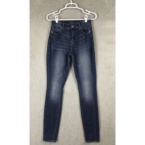 Lucky Brand Olivia Skinny Womens Mid Rise Stretch Blue Jeans Size